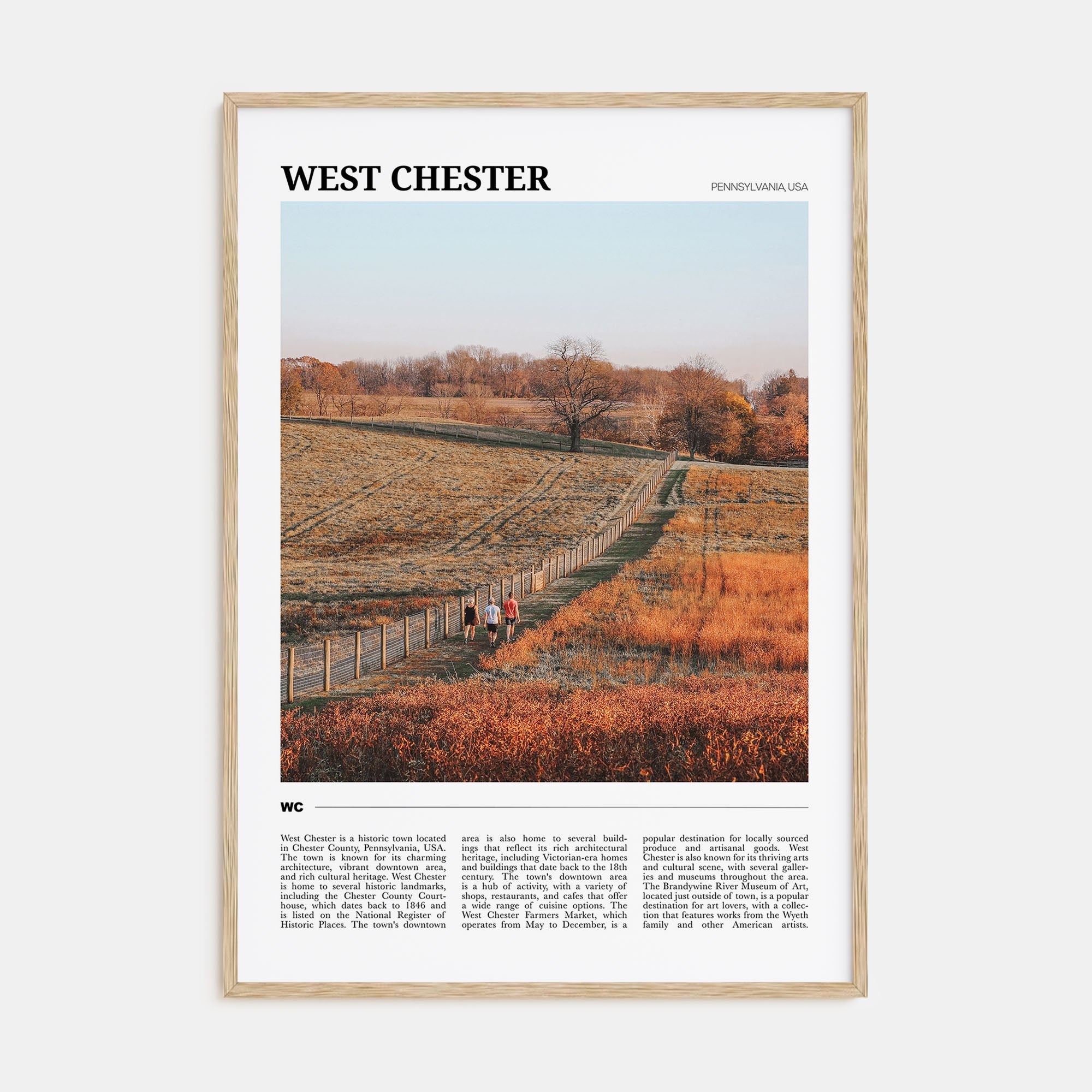 West Chester Travel Color Poster