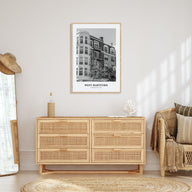 West Hartford Portrait B&W Poster