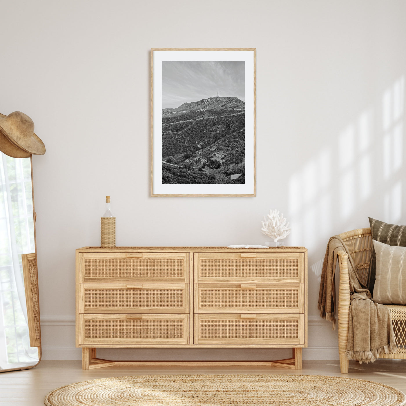 West Hollywood Photo B&W Poster