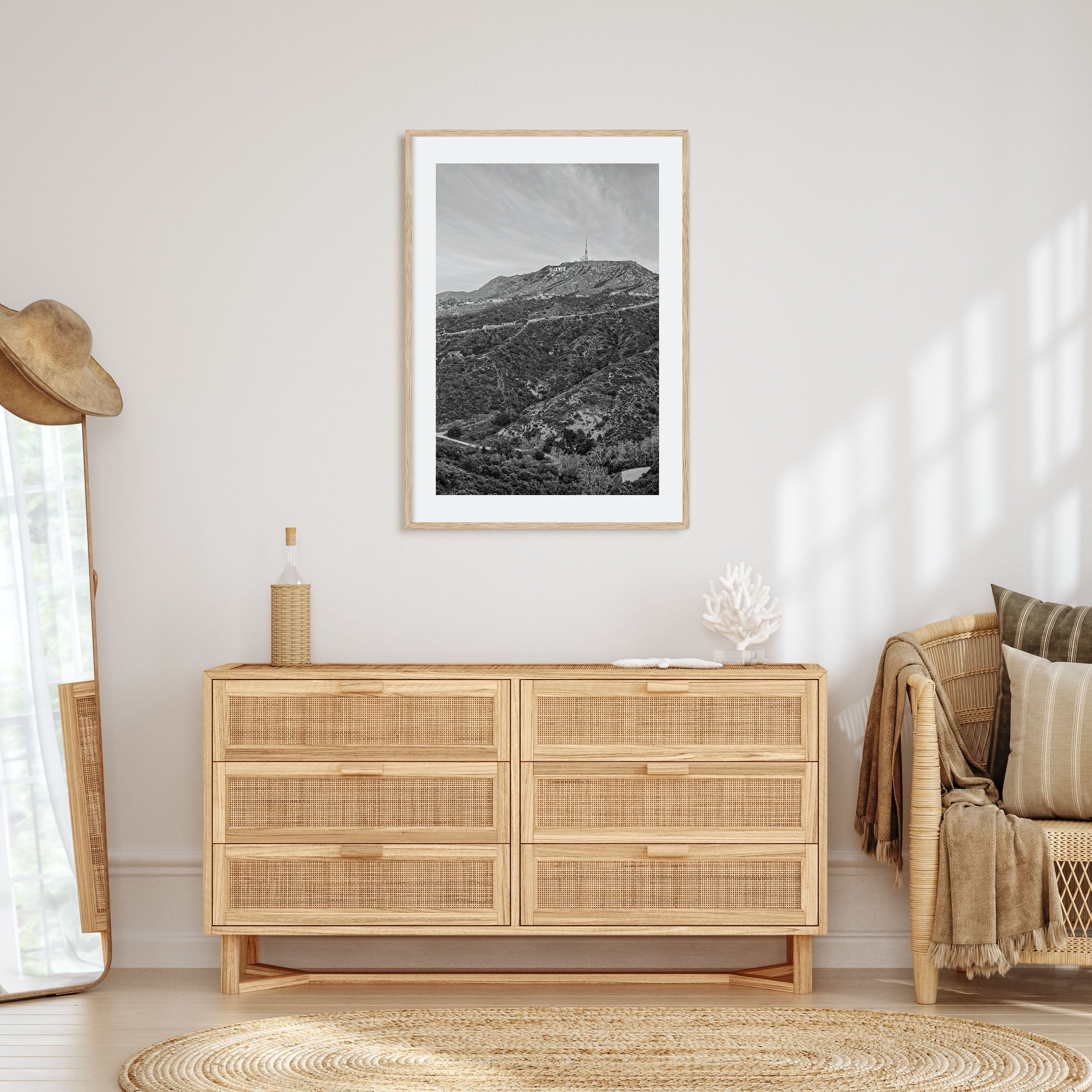 West Hollywood Photo B&W Poster