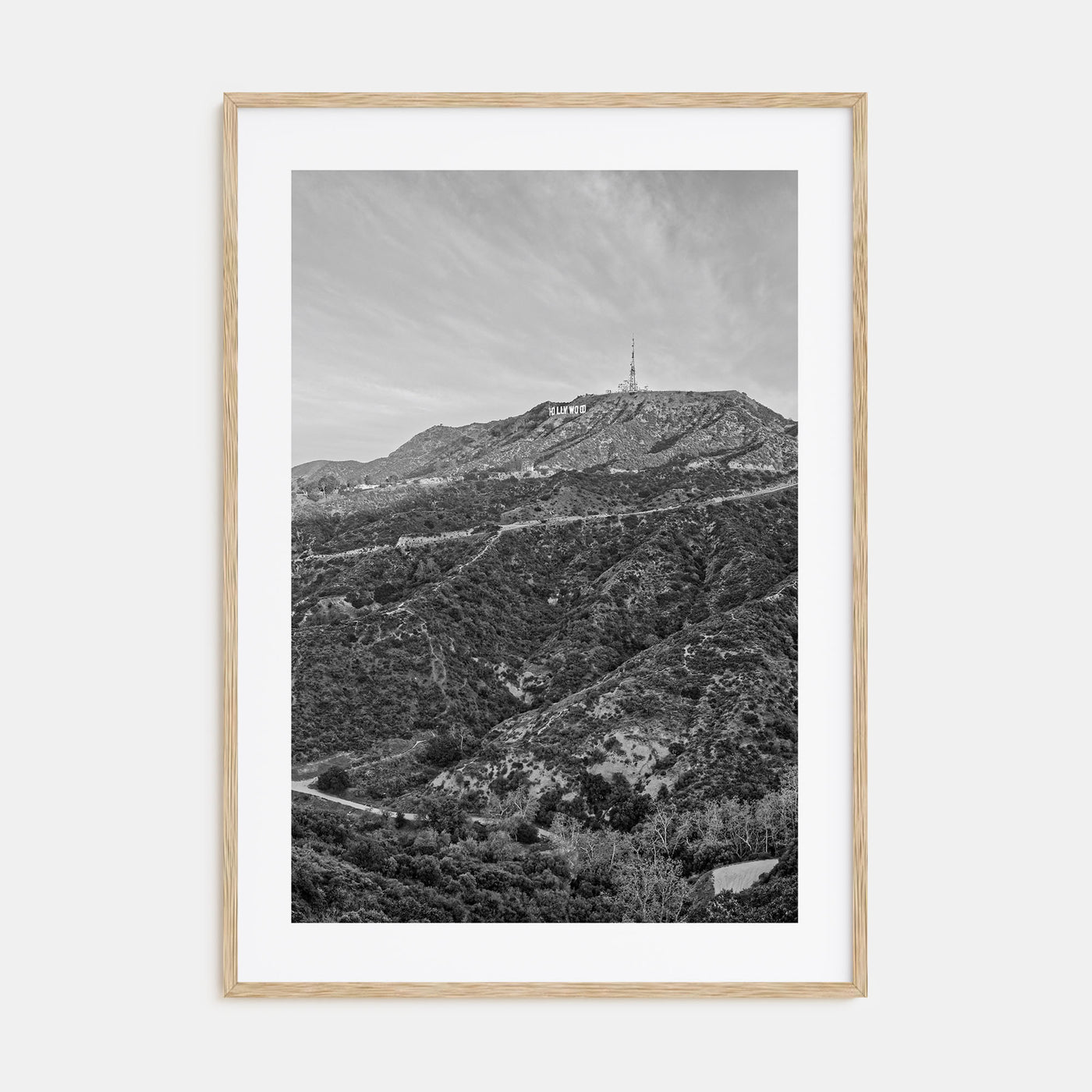 West Hollywood Photo B&W Poster