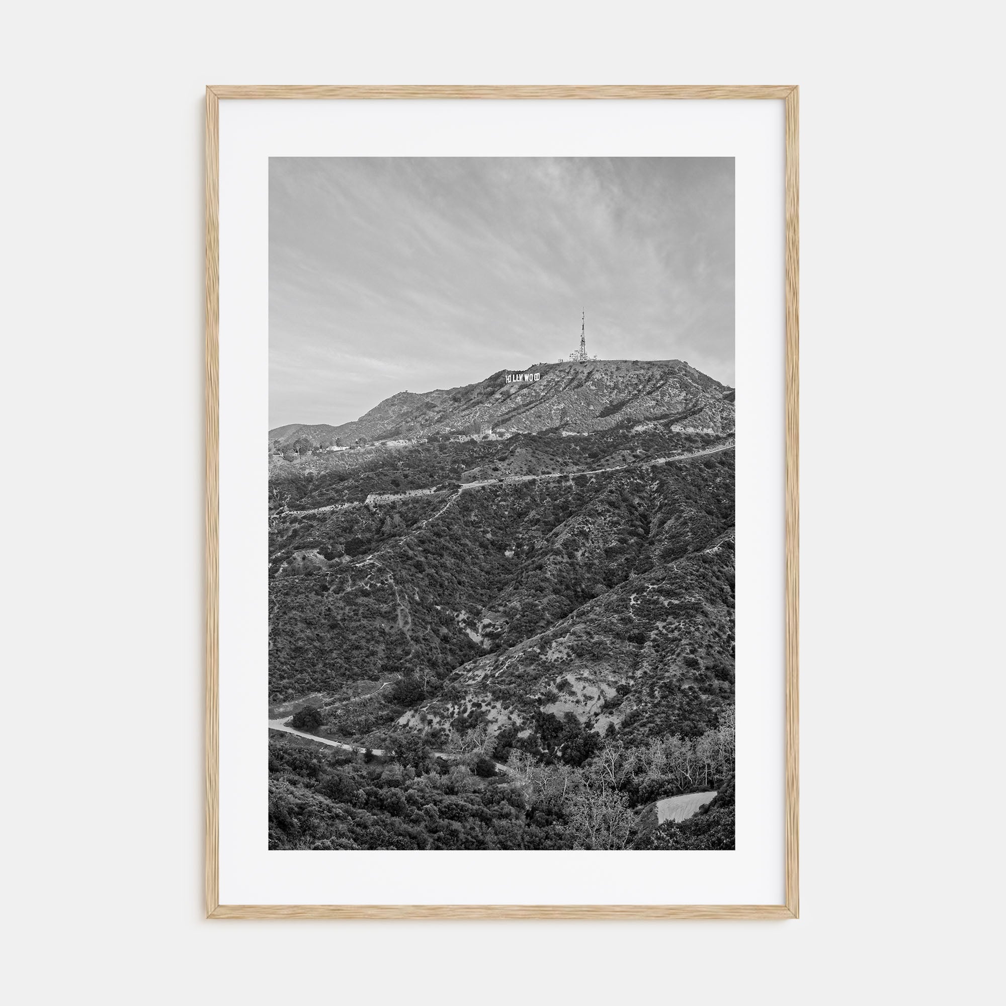 West Hollywood Photo B&W Poster