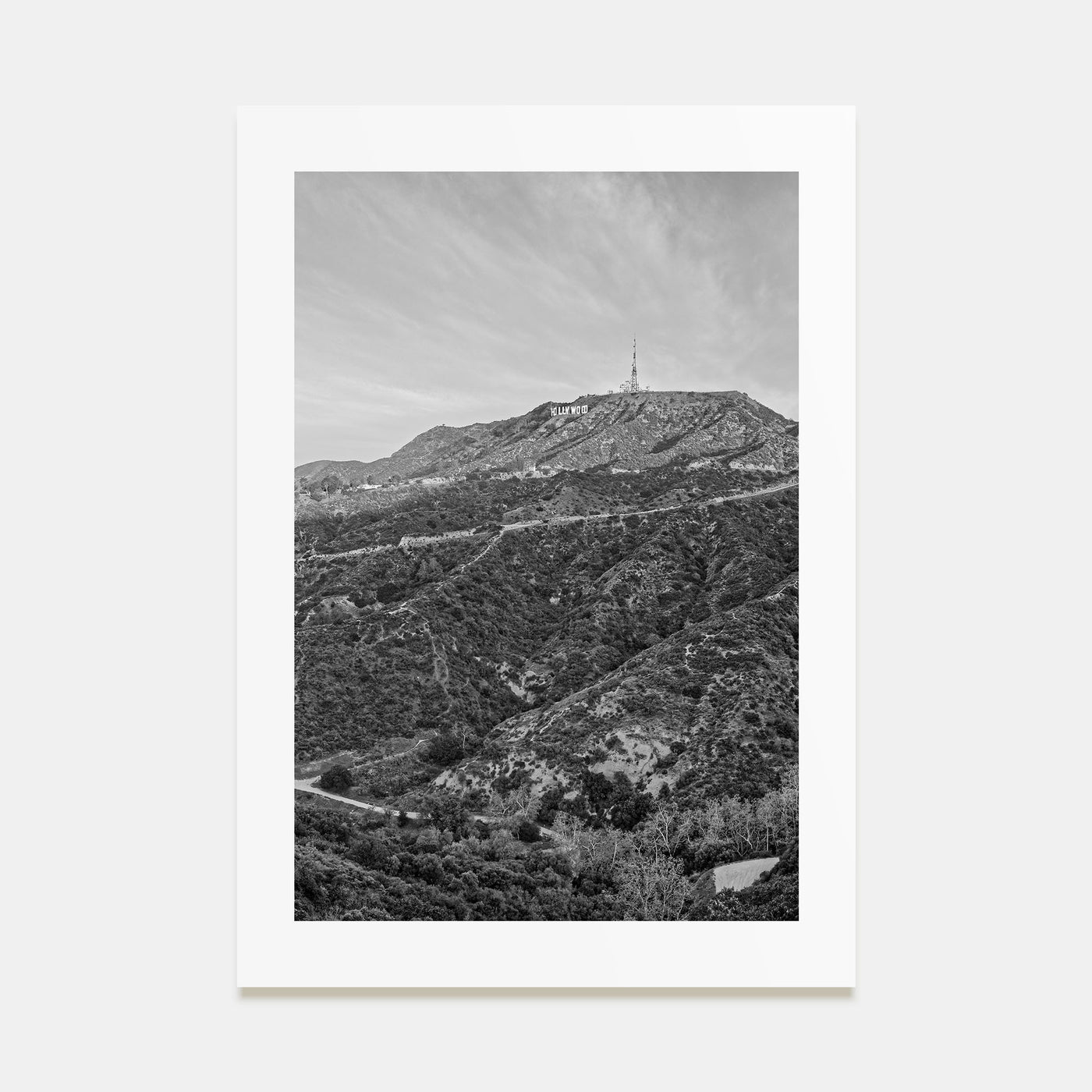 West Hollywood Photo B&W Poster