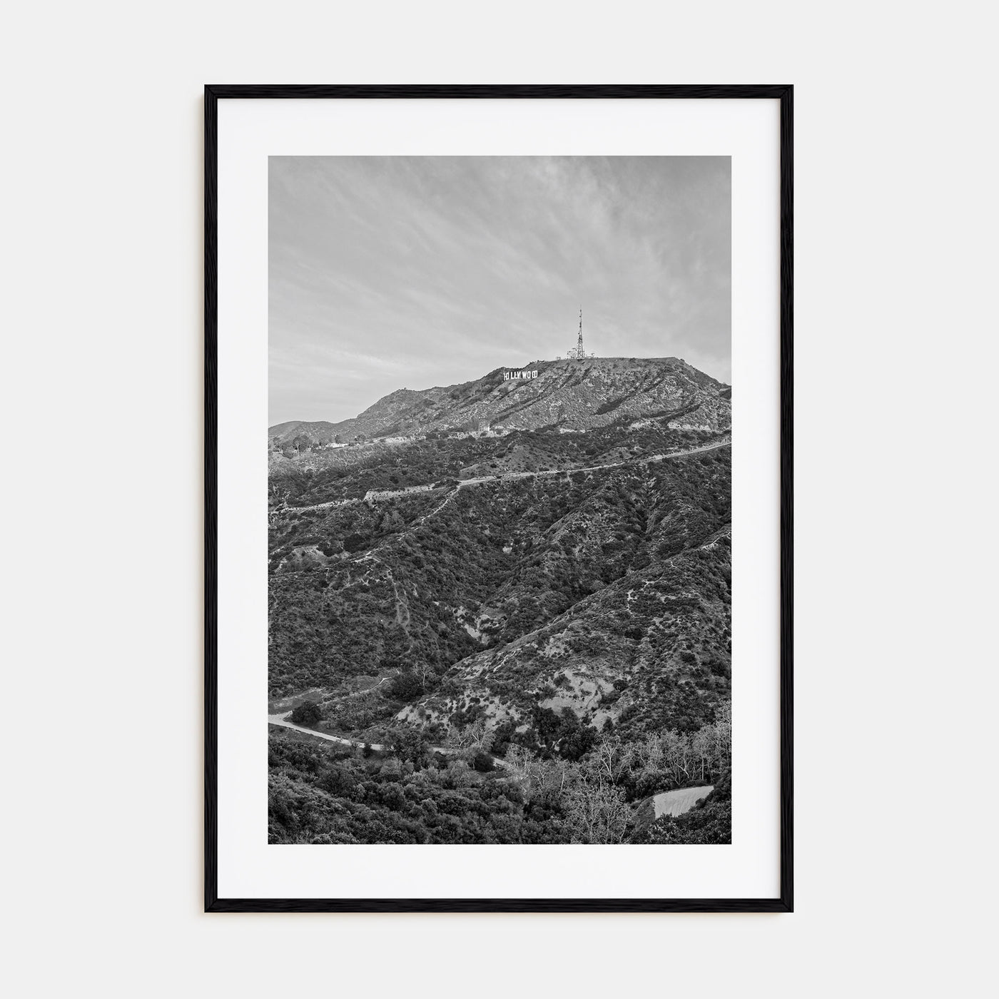 West Hollywood Photo B&W Poster