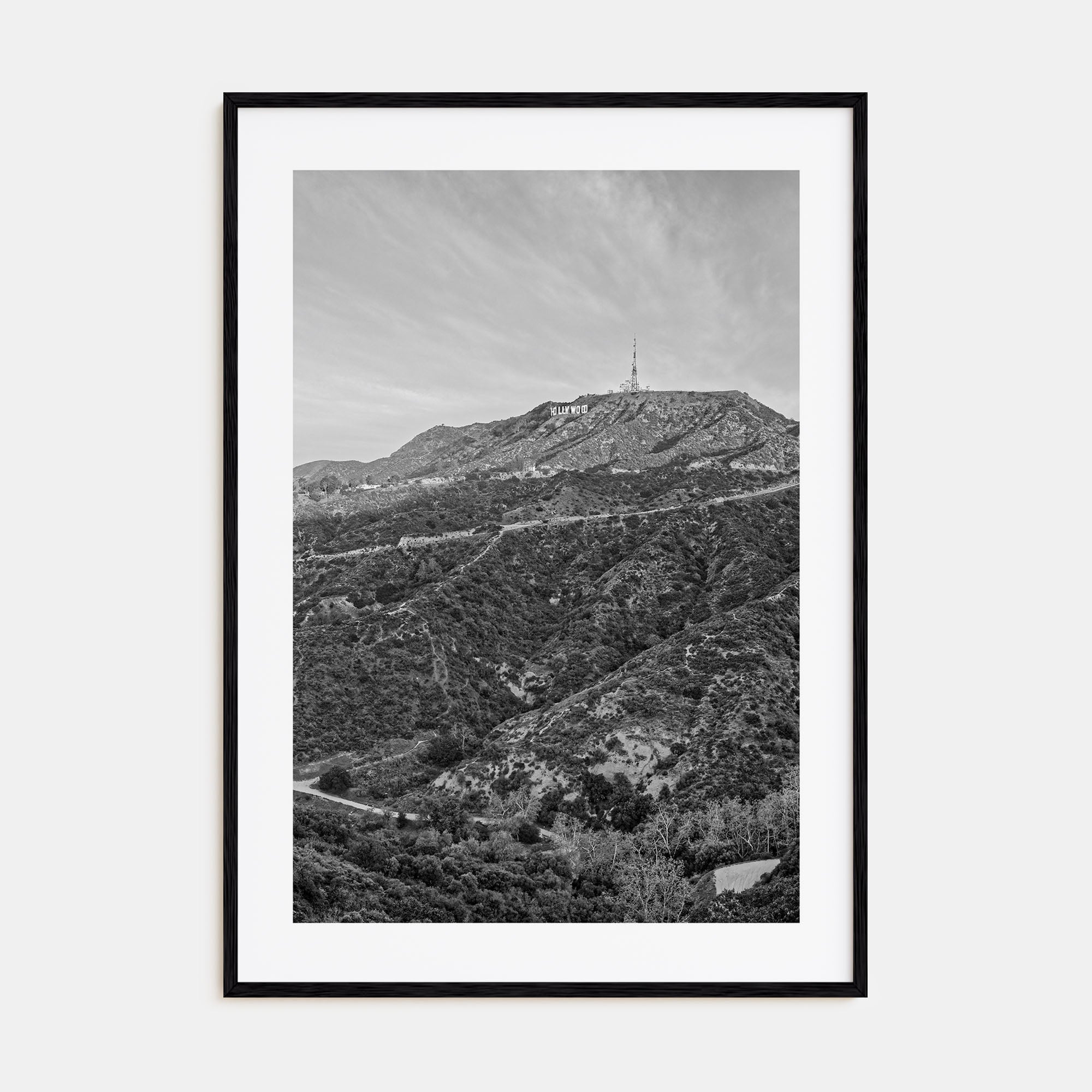 West Hollywood Photo B&W Poster