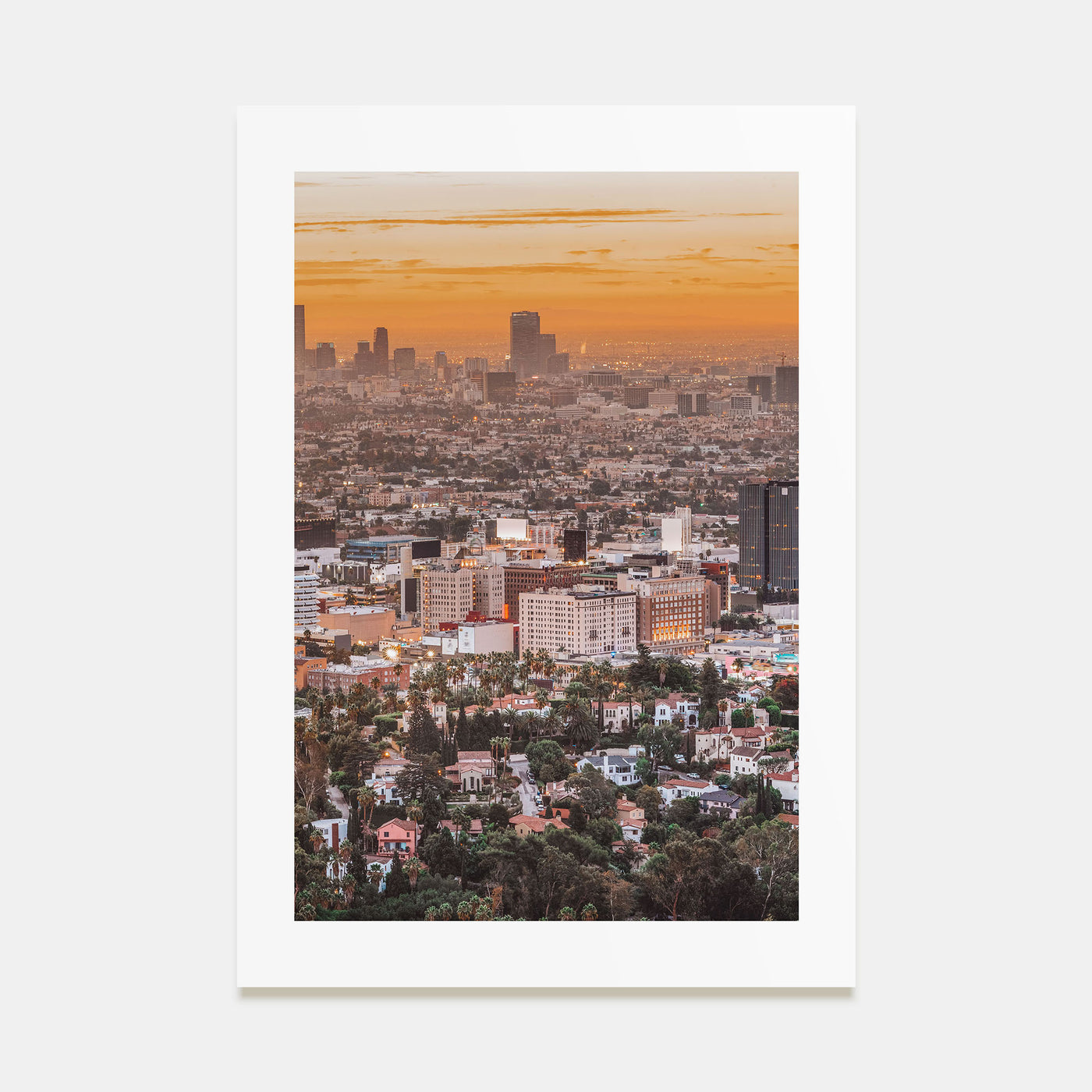 West Hollywood Photo Color Poster