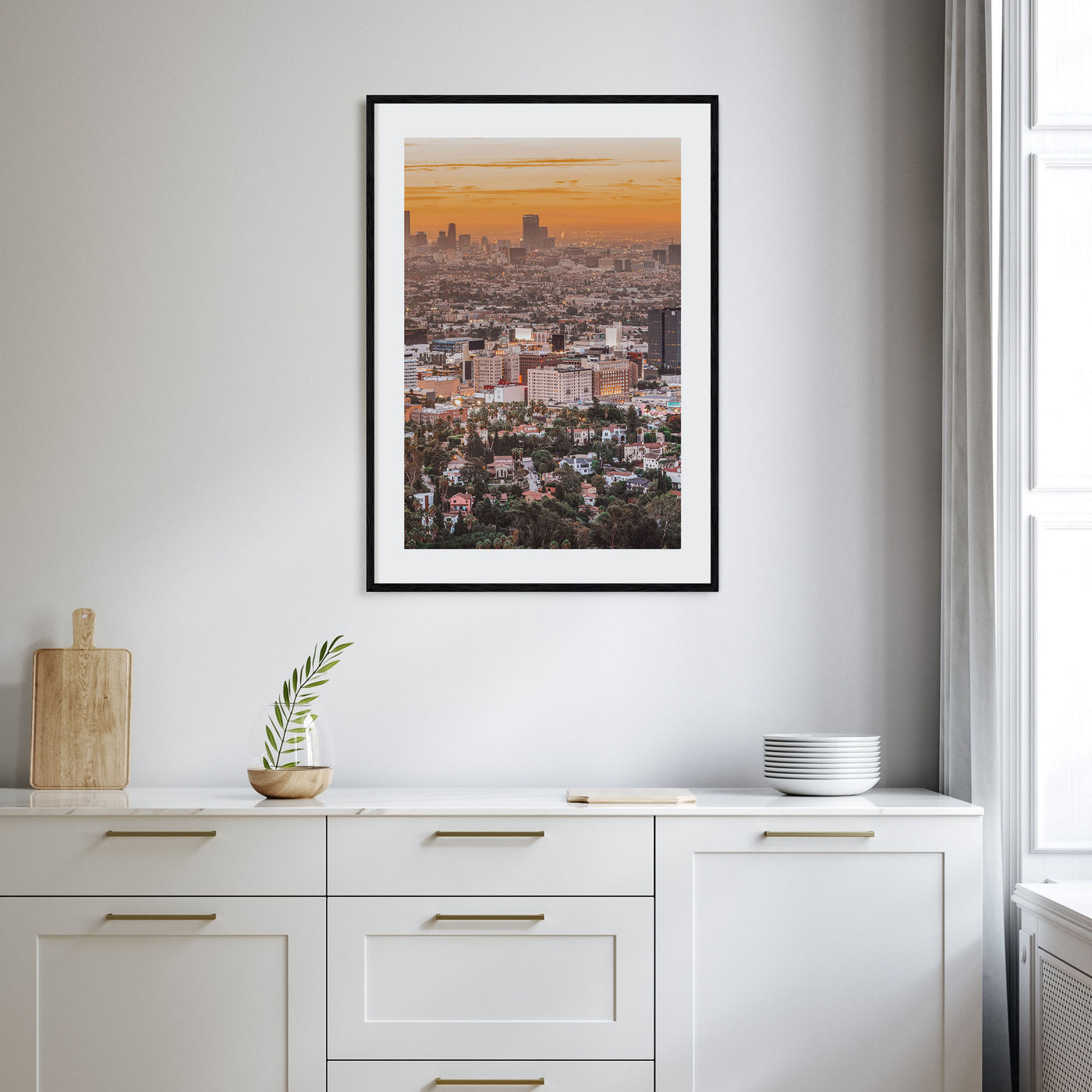 West Hollywood Photo Color Poster