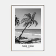 West Indies Portrait B&W Poster