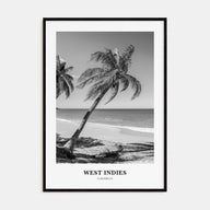 West Indies Portrait B&W Poster