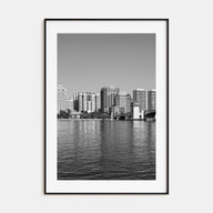 West Palm Beach Photo B&W Poster