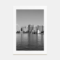 West Palm Beach Photo B&W Poster