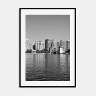 West Palm Beach Photo B&W Poster