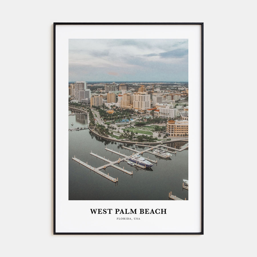 West Palm Beach Portrait Color Poster