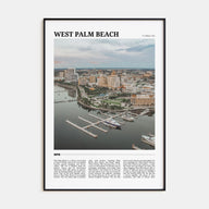 West Palm Beach Travel Color Poster