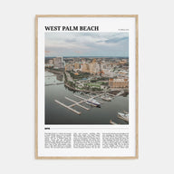 West Palm Beach Travel Color Poster