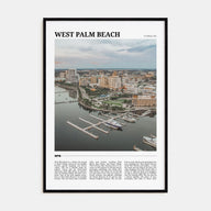 West Palm Beach Travel Color Poster