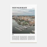 West Palm Beach Travel Color Poster