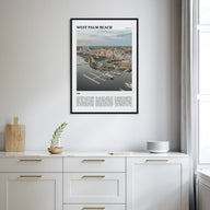 West Palm Beach Travel Color Poster