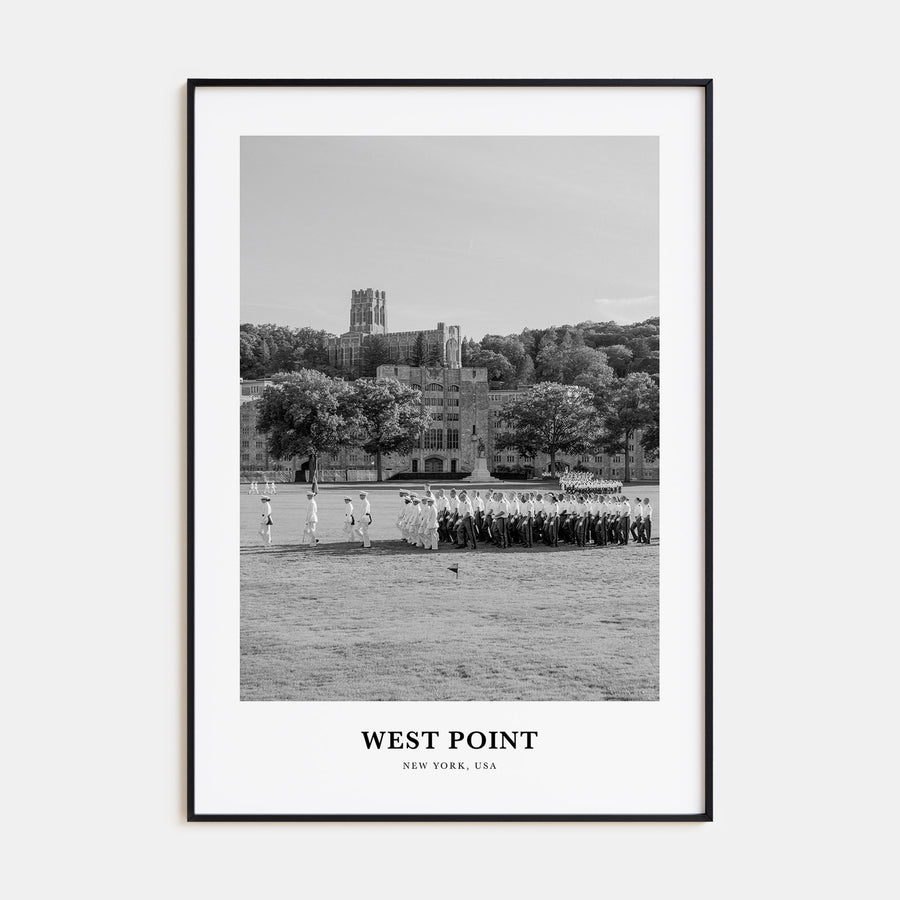 West Point Portrait B&W Poster