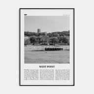 West Point Travel B&W Poster