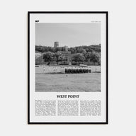 West Point Travel B&W Poster