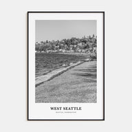West Seattle Portrait B&W Poster