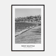 West Seattle Portrait B&W Poster