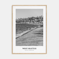 West Seattle Portrait B&W Poster