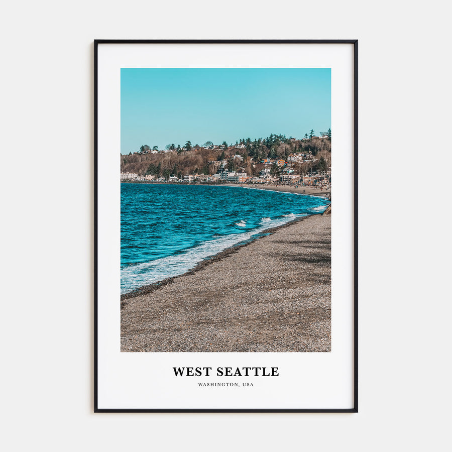 West Seattle Portrait Color Poster