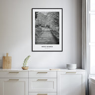 West Sussex Portrait B&W Poster