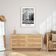 West Village Portrait B&W Poster