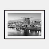 West Virginia Landscape B&W Poster