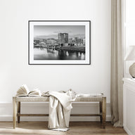 West Virginia Landscape B&W Poster