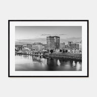 West Virginia Landscape B&W Poster