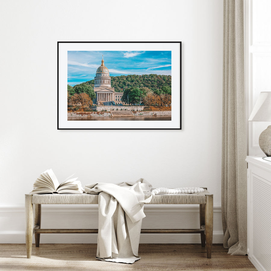 West Virginia Landscape Color Poster