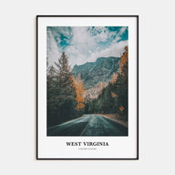 West Virginia Portrait Color Poster