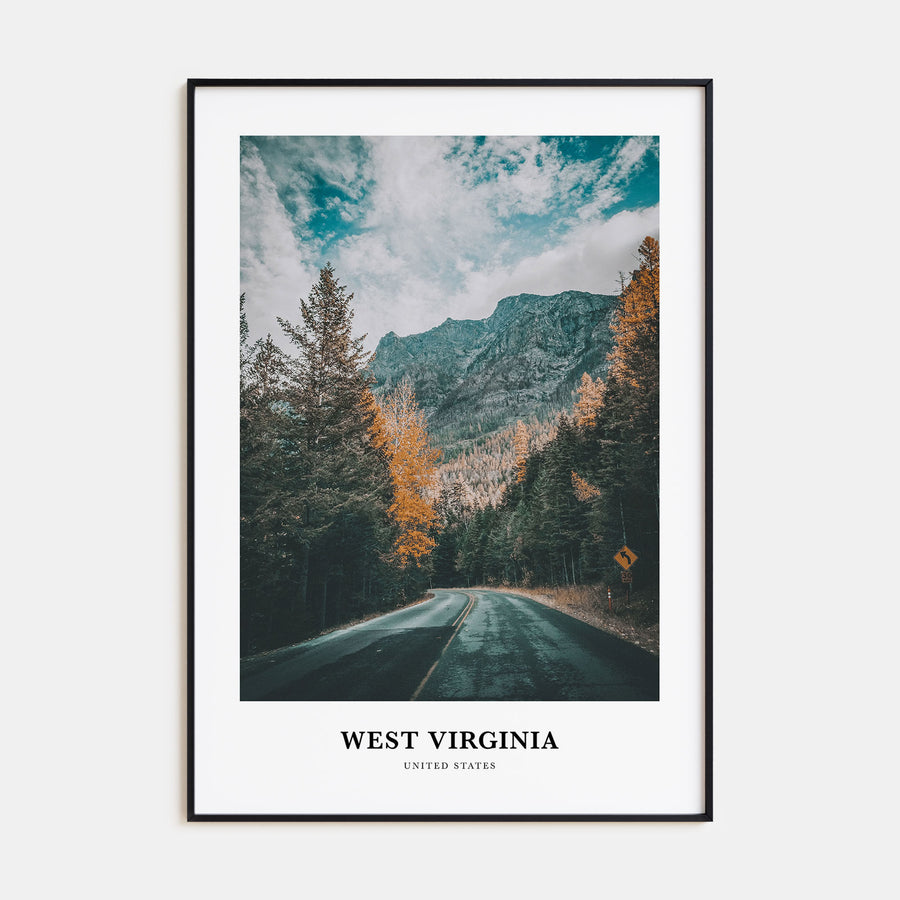 West Virginia Portrait Color Poster