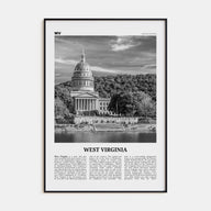 West Virginia Travel B&W No 2 Poster