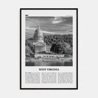West Virginia Travel B&W No 2 Poster