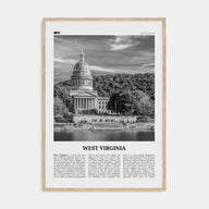West Virginia Travel B&W No 2 Poster