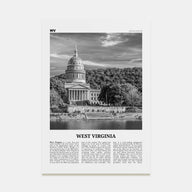West Virginia Travel B&W No 2 Poster