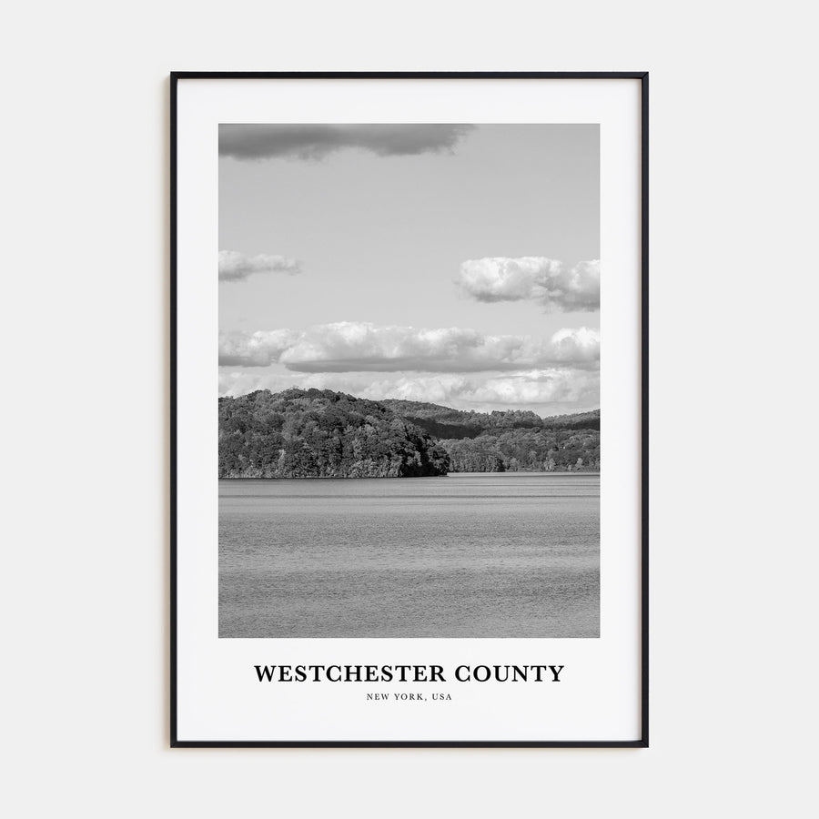 Westchester County Portrait B&W Poster
