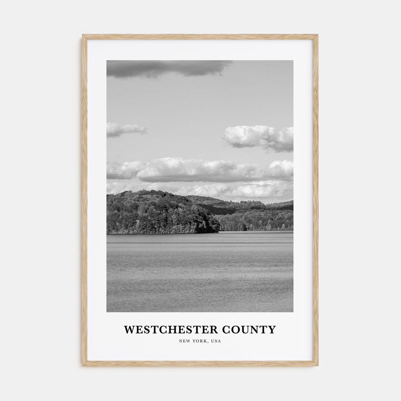 Westchester County Portrait B&W Poster