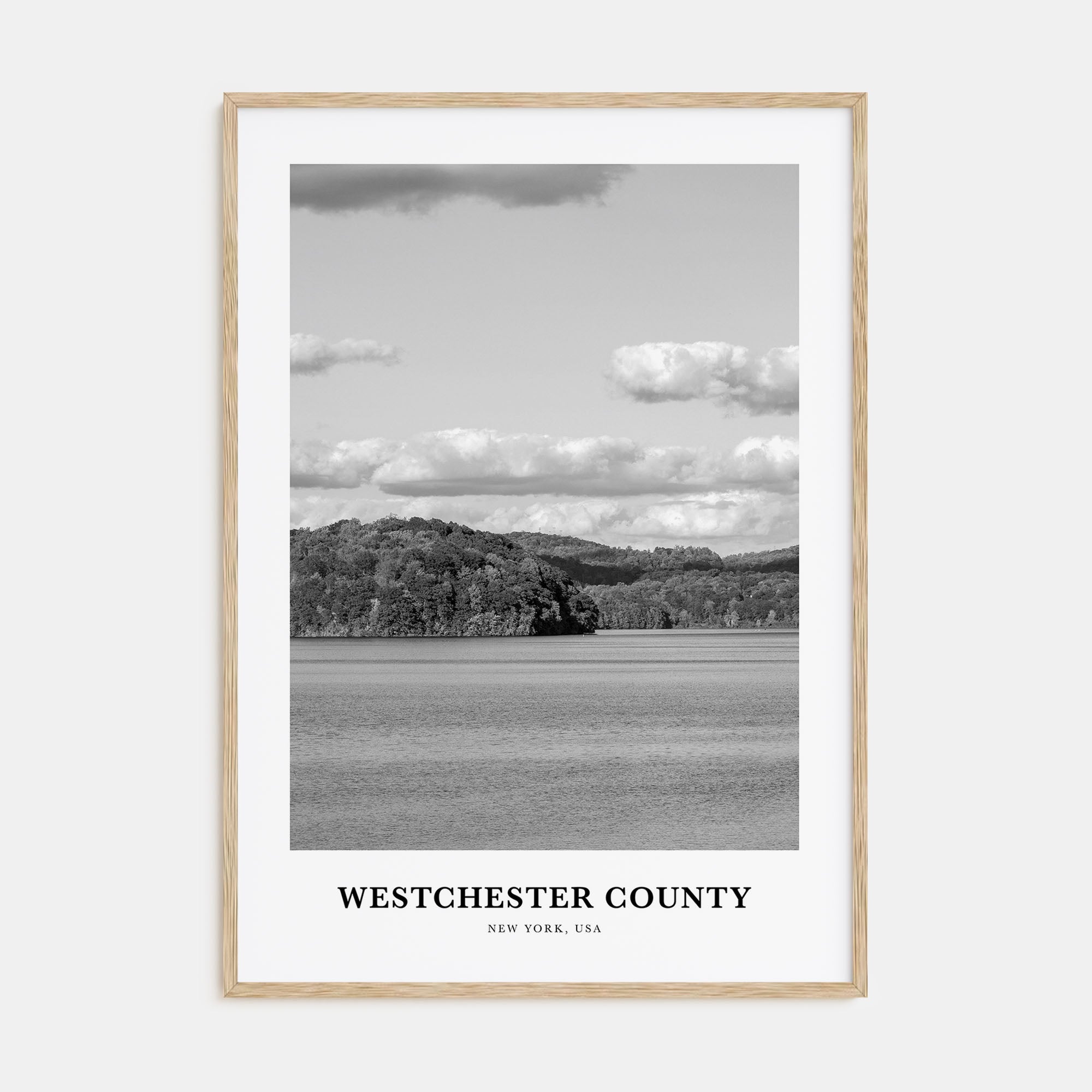 Westchester County Portrait B&W Poster