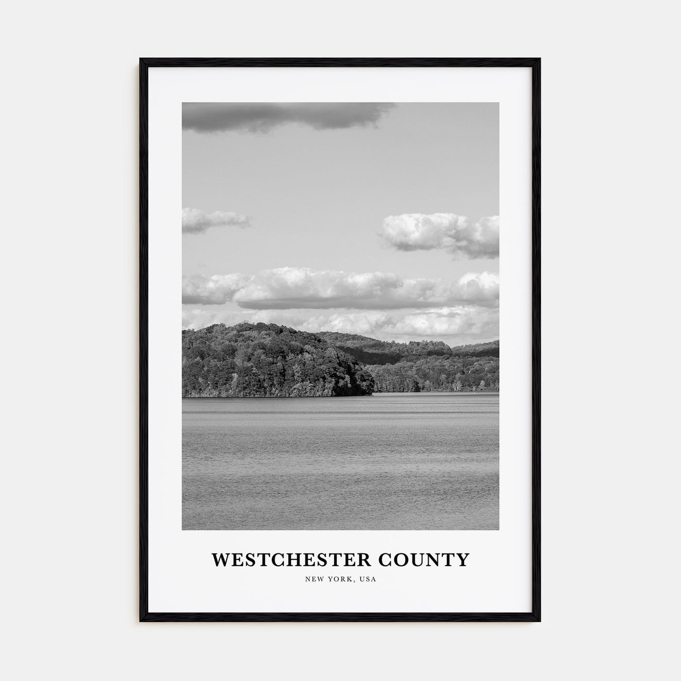 Westchester County Portrait B&W Poster