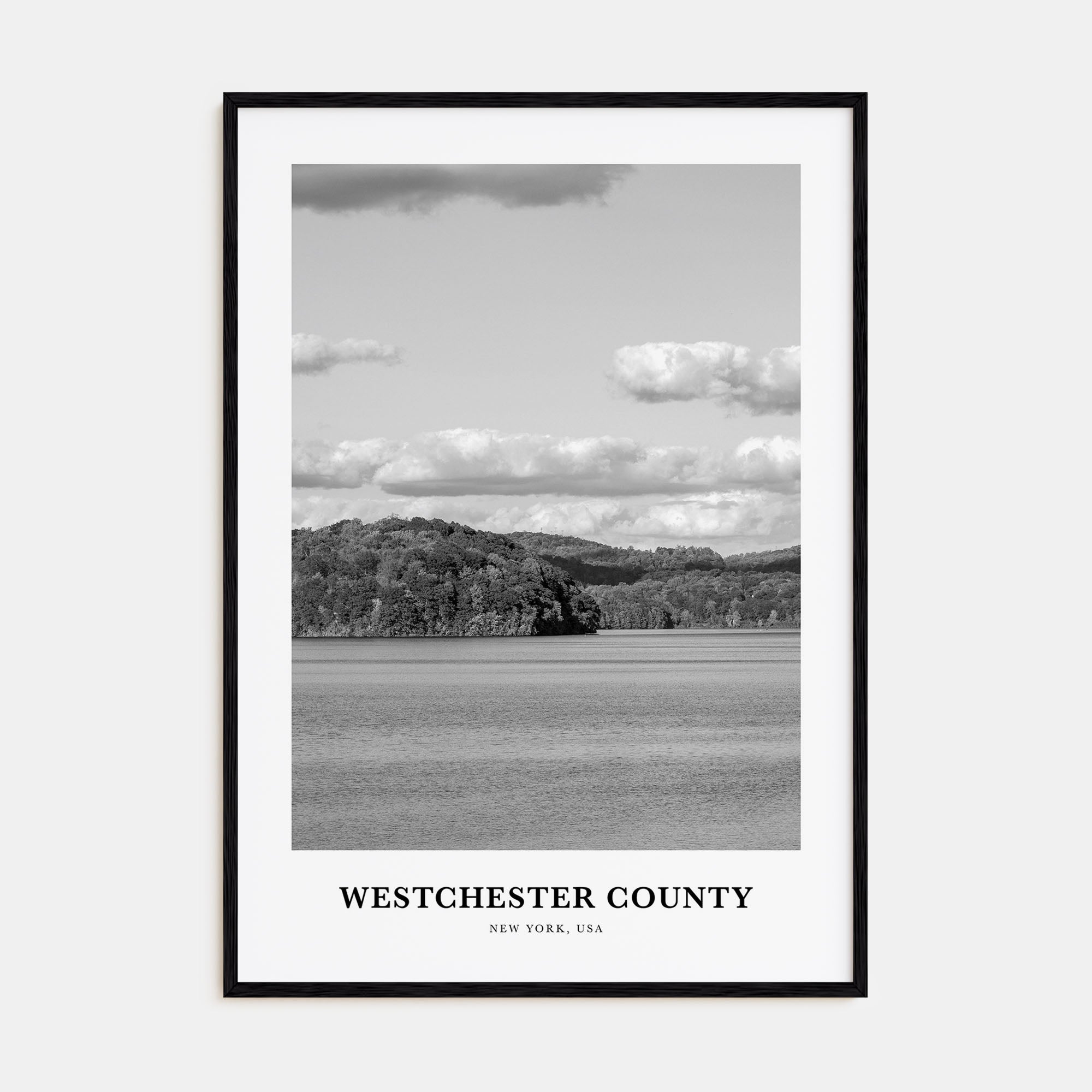 Westchester County Portrait B&W Poster