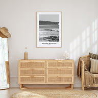 Western Australia Portrait B&W Poster