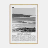 Western Australia Travel B&W Poster