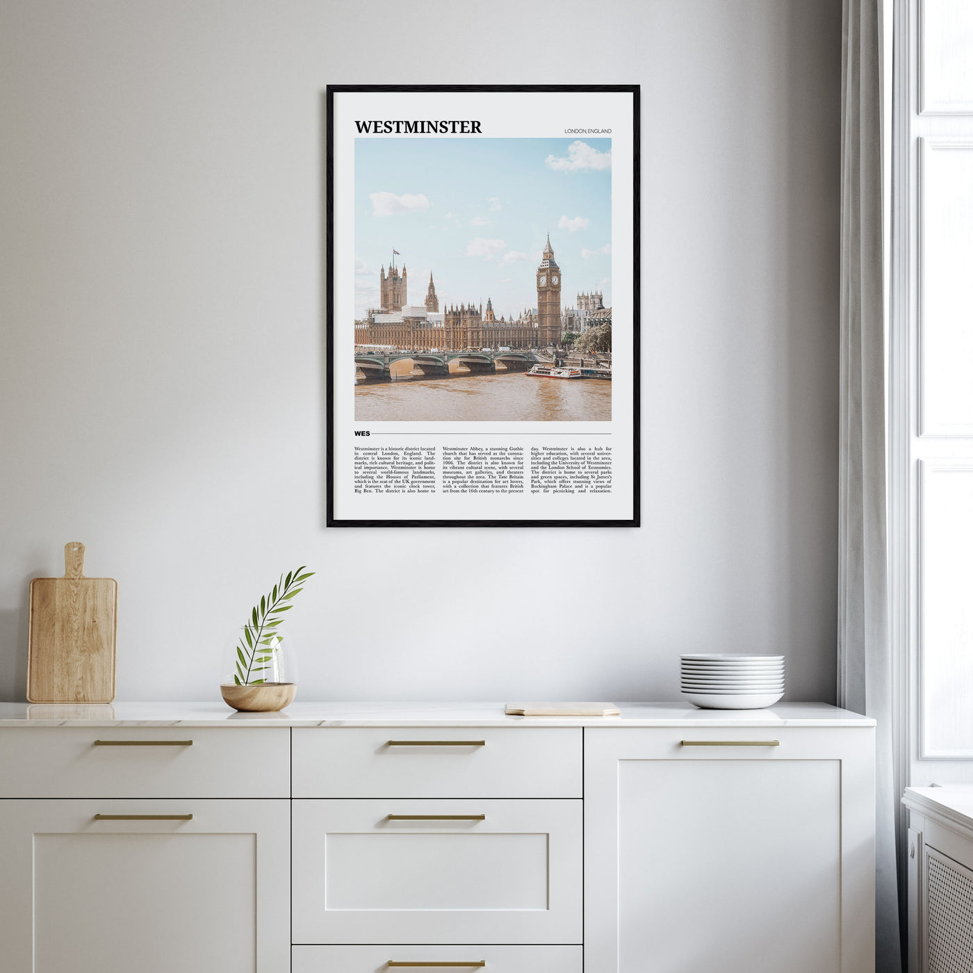 Westminster Travel Color Poster