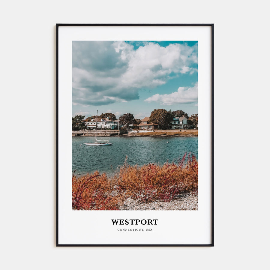 Westport, Connecticut Portrait Color Poster
